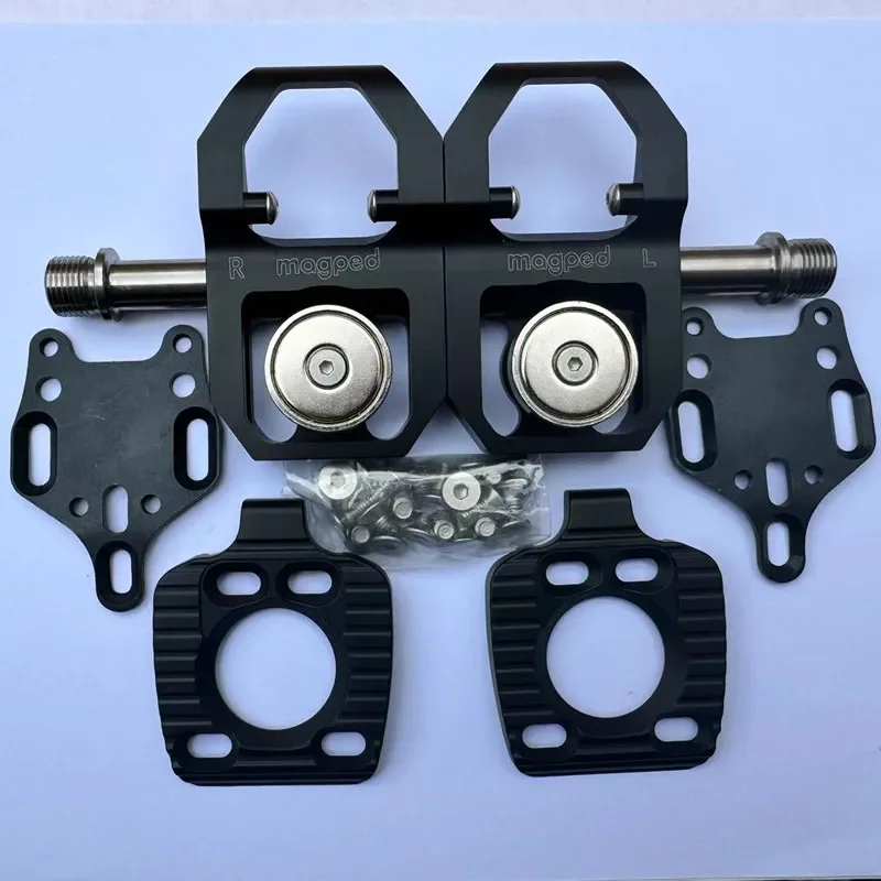 Magped Road mtb  pedals spd  Bicycle Magnetic Pedal 200n Titanium Spindle