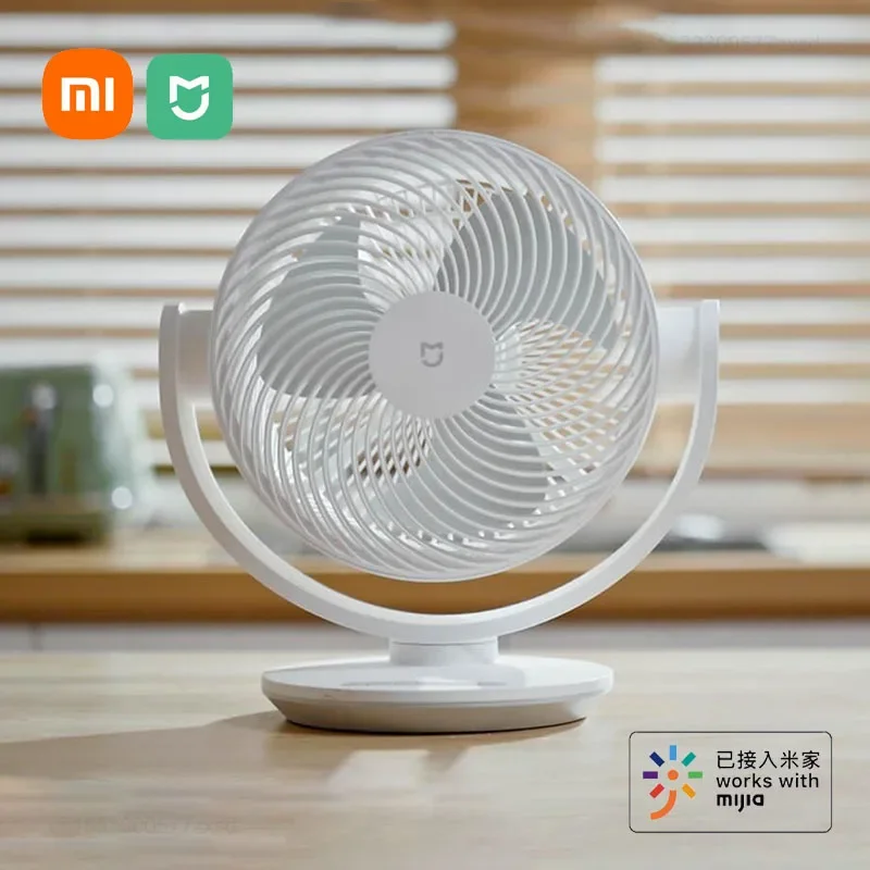 

Xiaomi Mijia DC Inverter Desktop Circulation Fan Smart APP Control Lightweight Portable Desktop Electric Fan with Mi Home APP
