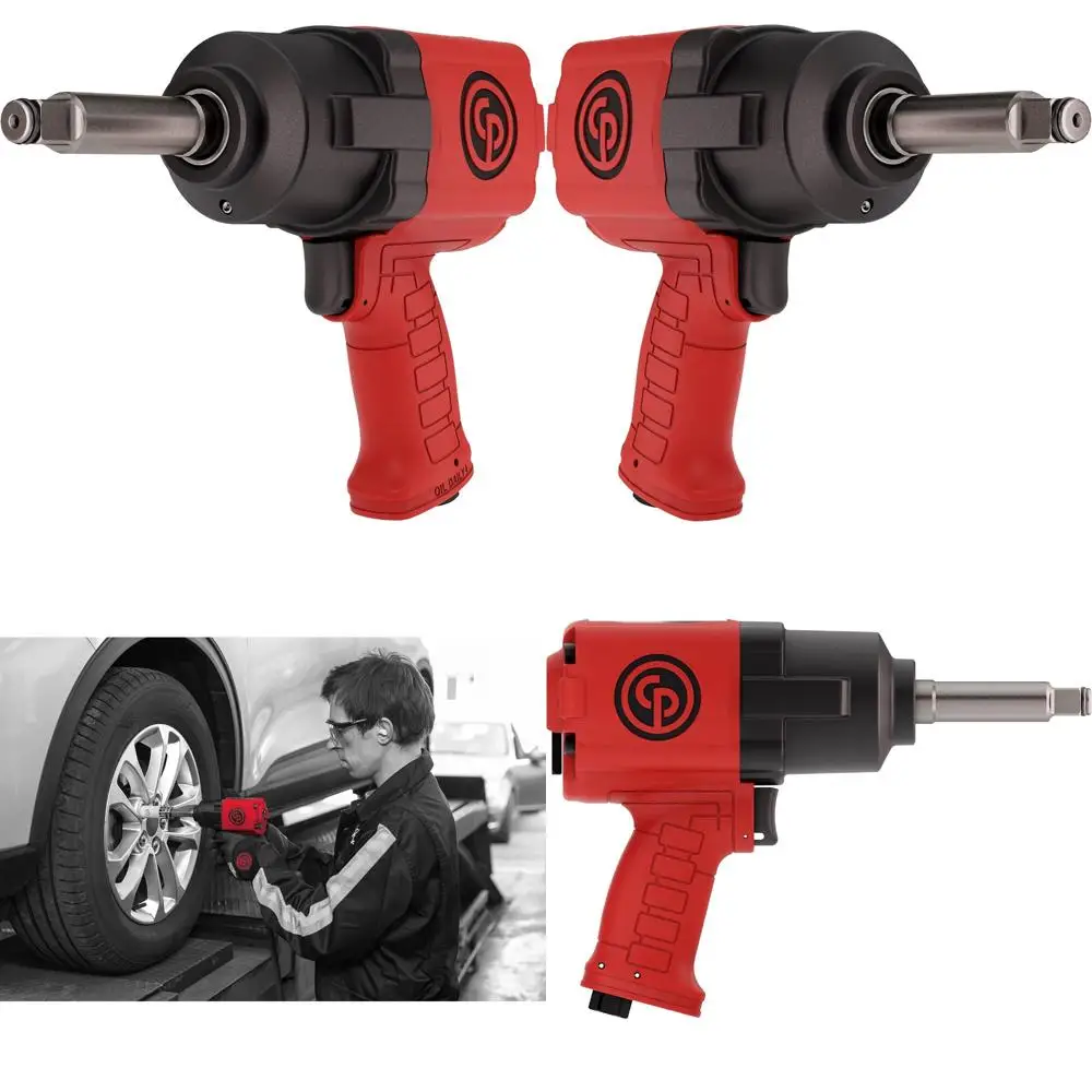 مفتاح ربط هوائي نصف بوصة مع سندان ممتد 2 بوصة للإصلاح الصناعي ومهمات التجميع