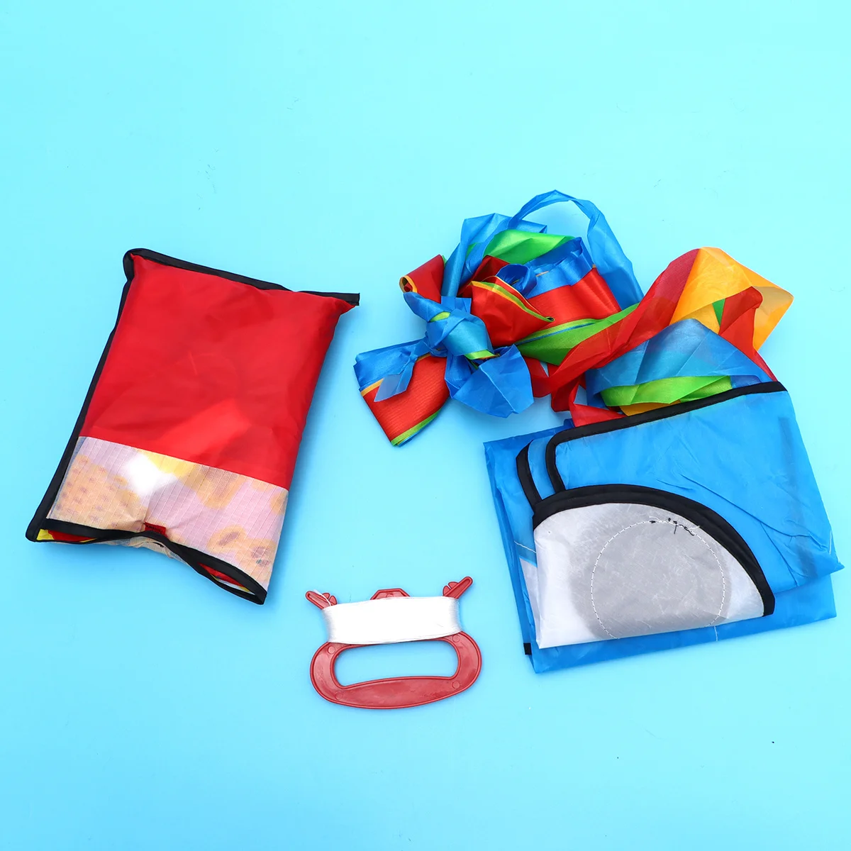 2 Stuks Octopus Vliegers 4m Winddicht Polyester Vliegende Vliegers Outdoor Kids Beach Park Fun Animal Design Kleurrijke Gift Set