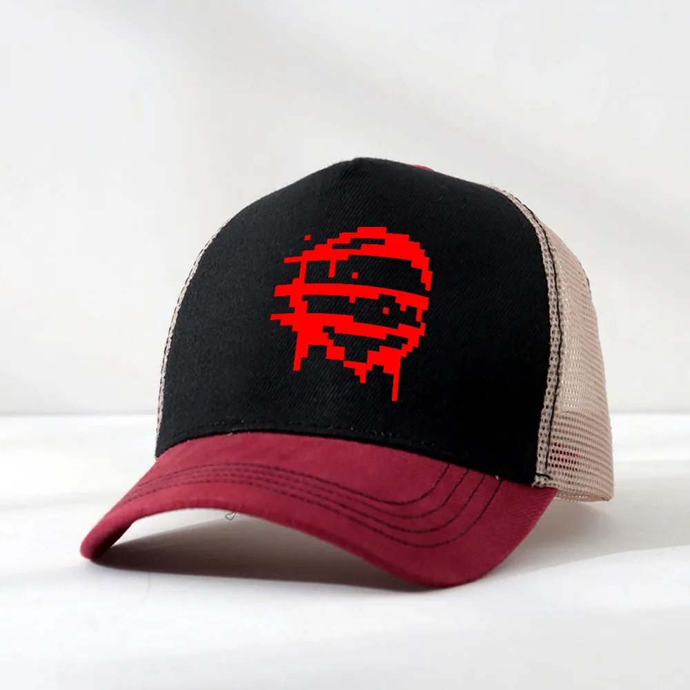 

Hotline Miami Sport Baseball Cap Women Men Video Game hat Male Beach Golf Hat Snapback Cap Mesh Trucker Hats Casquette