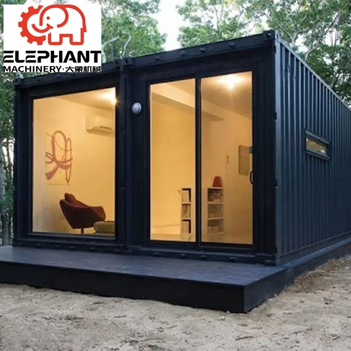 40ft Luxury Prefab Modified Shipping Sea Container House Homes with Insulation 20HQ Shipping Container Guest House