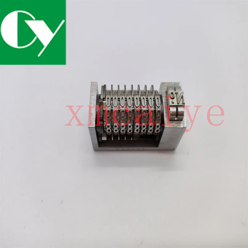 4 PCS 8 Digit 4X8 Roman Backward Letterpress Rotary Numbering Machine