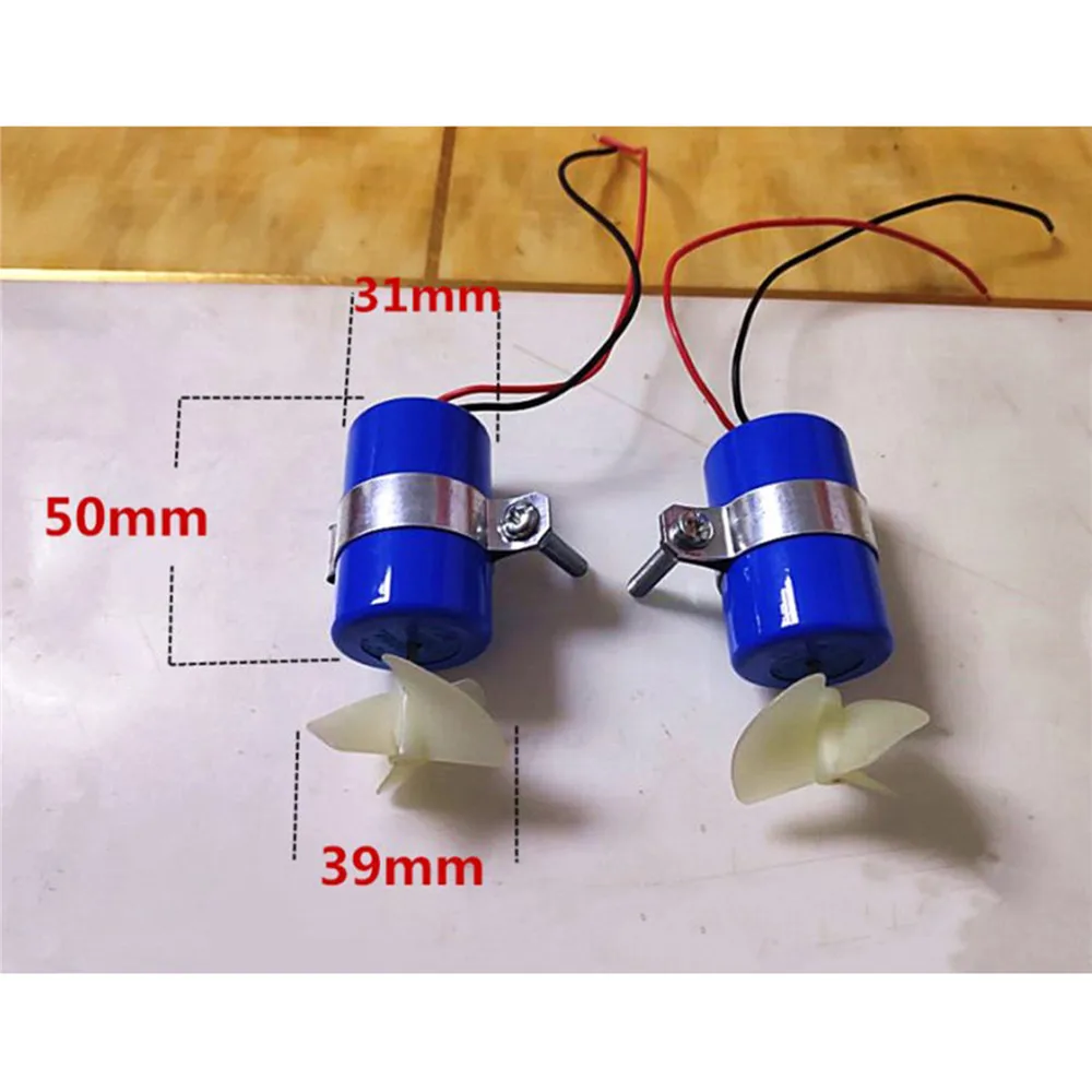 RC قارب نفاث تحت الماء موتور Thruster 7.4 فولت 16800 دورة في الدقيقة CW CCW 3 شفرات المروحة Fr لتقوم بها بنفسك مايكرو روف روبوت RC الطعم قارب الغواصة جزء