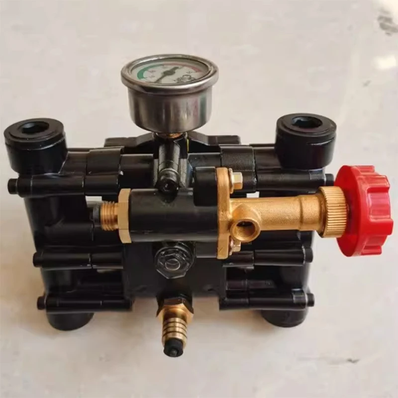 Twin-Cylinder Plunger Pump Head Assembly; Column-Type Pump Head; Pump Head for Sprayers; Agricultural Sprayer Parts
