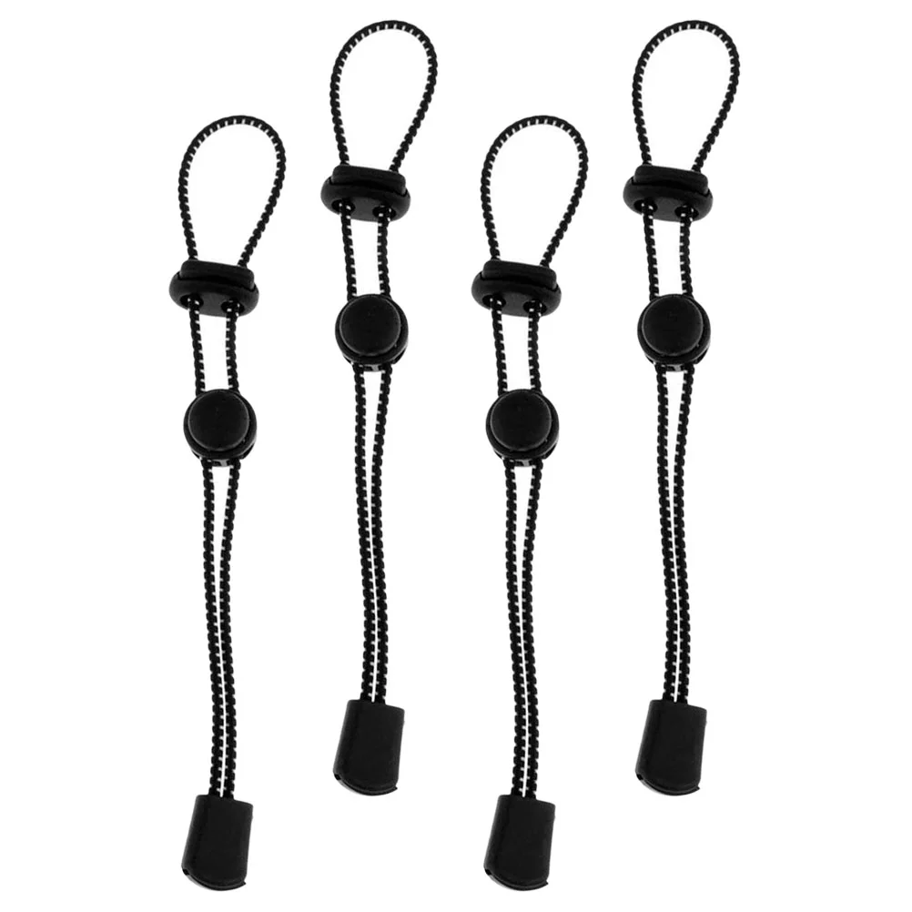 

4 Pcs Walking Sticks Lanyard Supply Hiking Elastic for Rope Trekking Pole Foot Accessories Plastic Buckle Camping