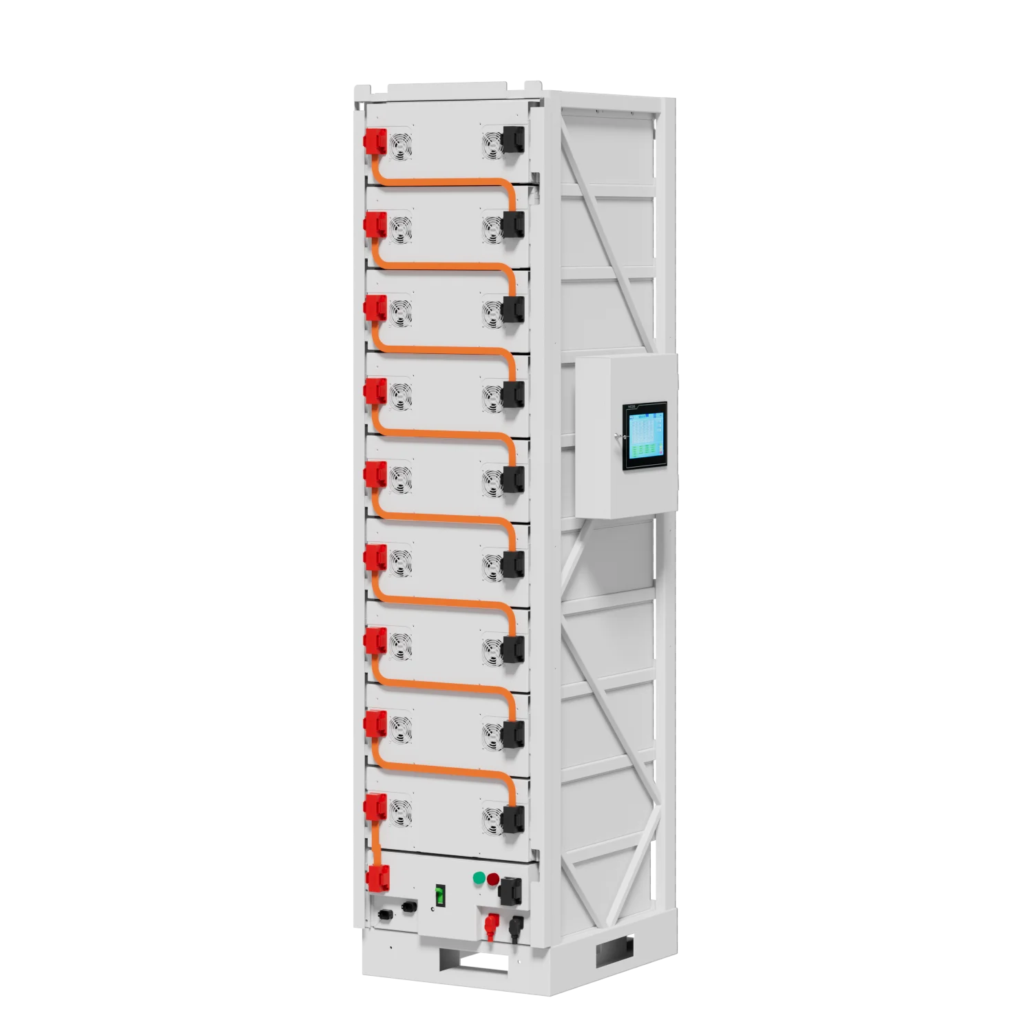 High voltage 76.8v 120ah Solar Lithium  Battery 50kwh 60kwh 100kwh  Solar lithium iron Lifepo4 Batteries Solaires Power Storage - view 2