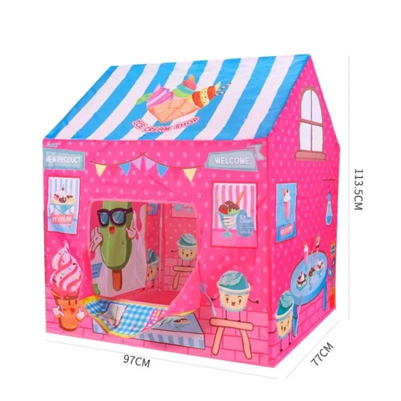 New Children's Tent Indoor Outdoor Games Garden Tipi Princess Castle Folding Cubby Toys Tents Enfant Room House Teepee Playhouse