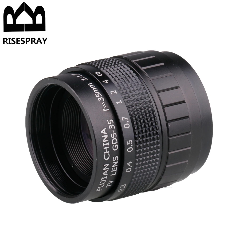 35-мм объектив f/1.7 APS-C для CCTV + переходное кольцо 2 макрокольца комплект блендера объектива беззеркальных камер Fujifilm X Mount XT10/XT20/XT30/X100F
