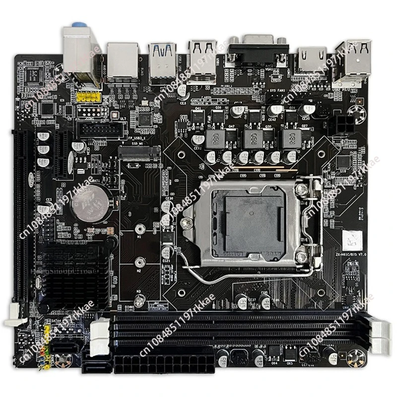 Placa-mãe de computador DDR3 de 1155 pinos suporta processadores dual-core e quad-core I3 I5 I7