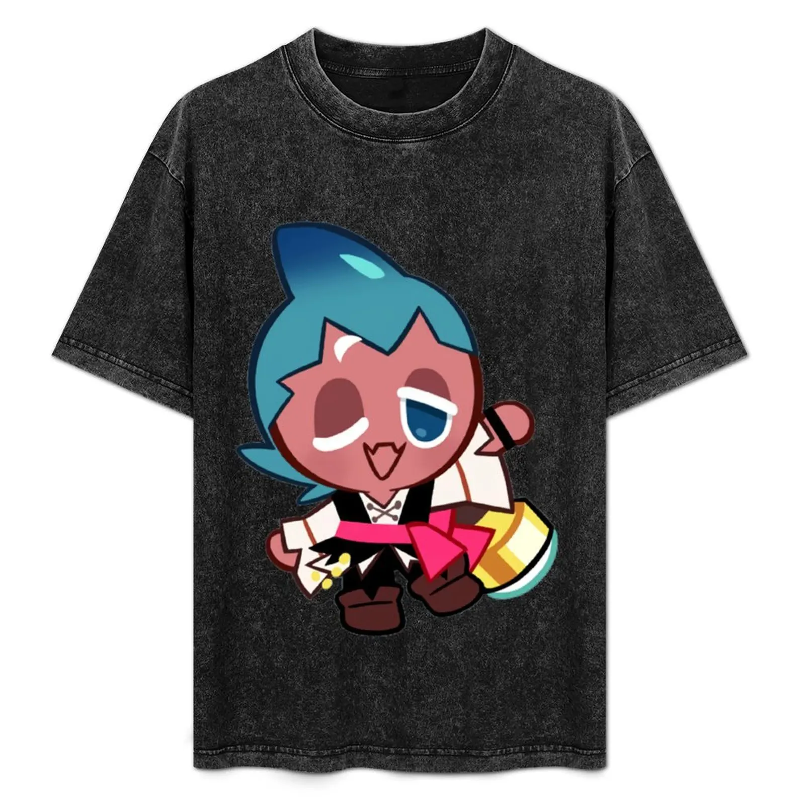 

Sorbet Shark Cookie! Cookie Run Kingdom T-Shirt Basic Casual Wear Short Sleeve Top