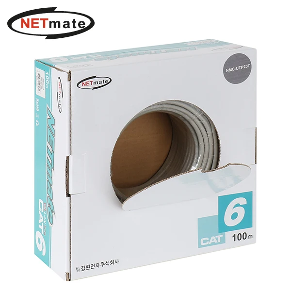 Gangwon NMC-UTP 23T CAT.6 UTP Cable 100m (Told Line/Gray)