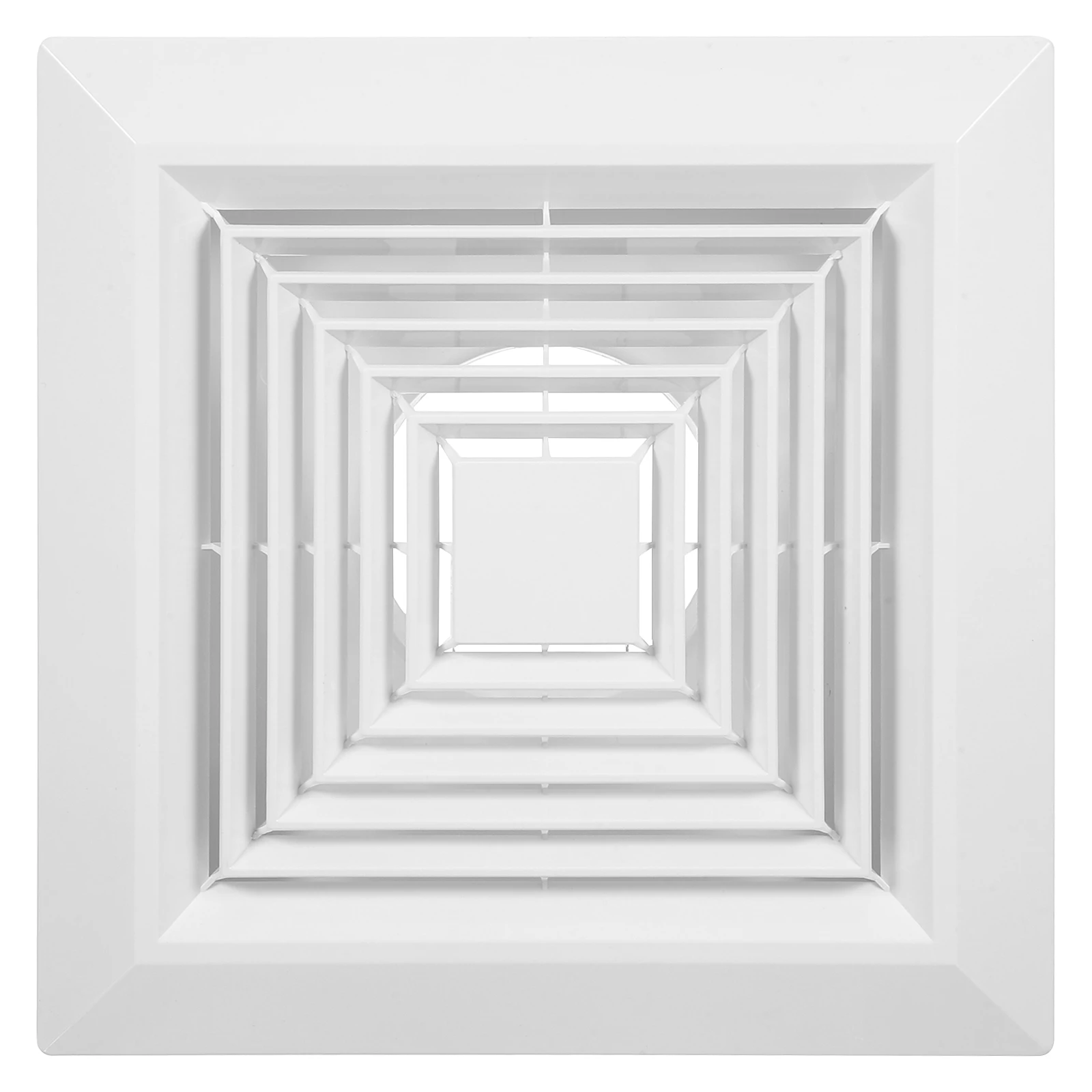 

Bathroom Vent Square Ventilation Grille Integrated Ceiling Exhaust Fan Cover For Kitchen Moisture-Prone Areas Hidden