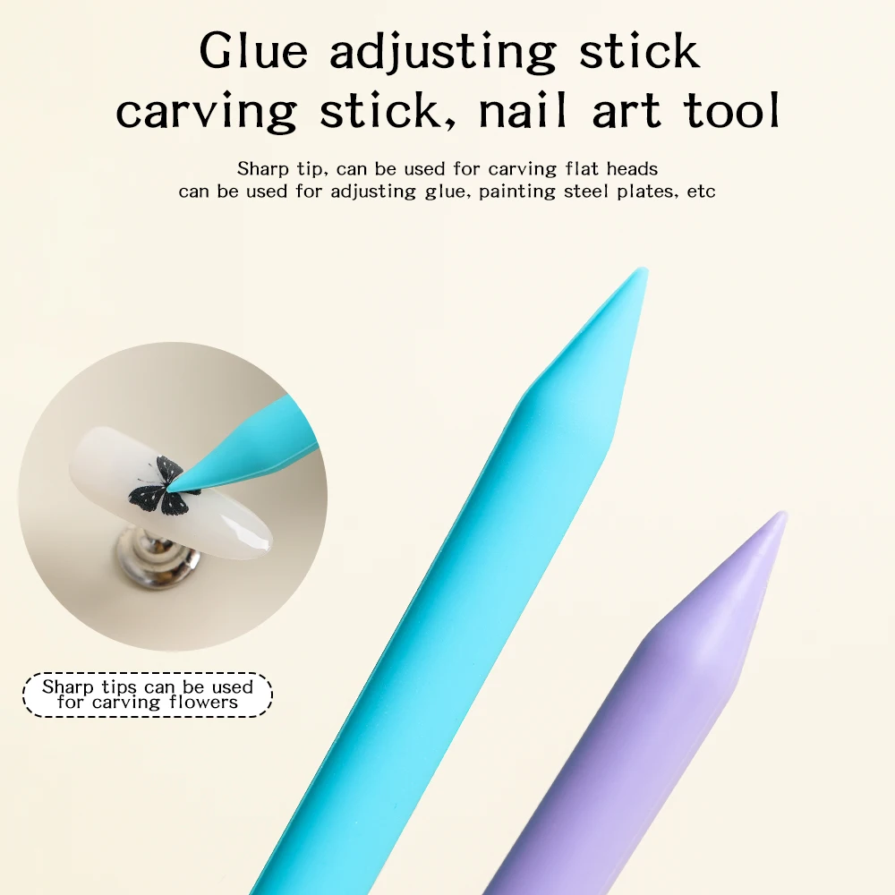 1Pc/2PCS Multifunctional Double Headed Silicone Pen Professional Carving Coloring Painting Phototherapy Shaping And Nail Tool