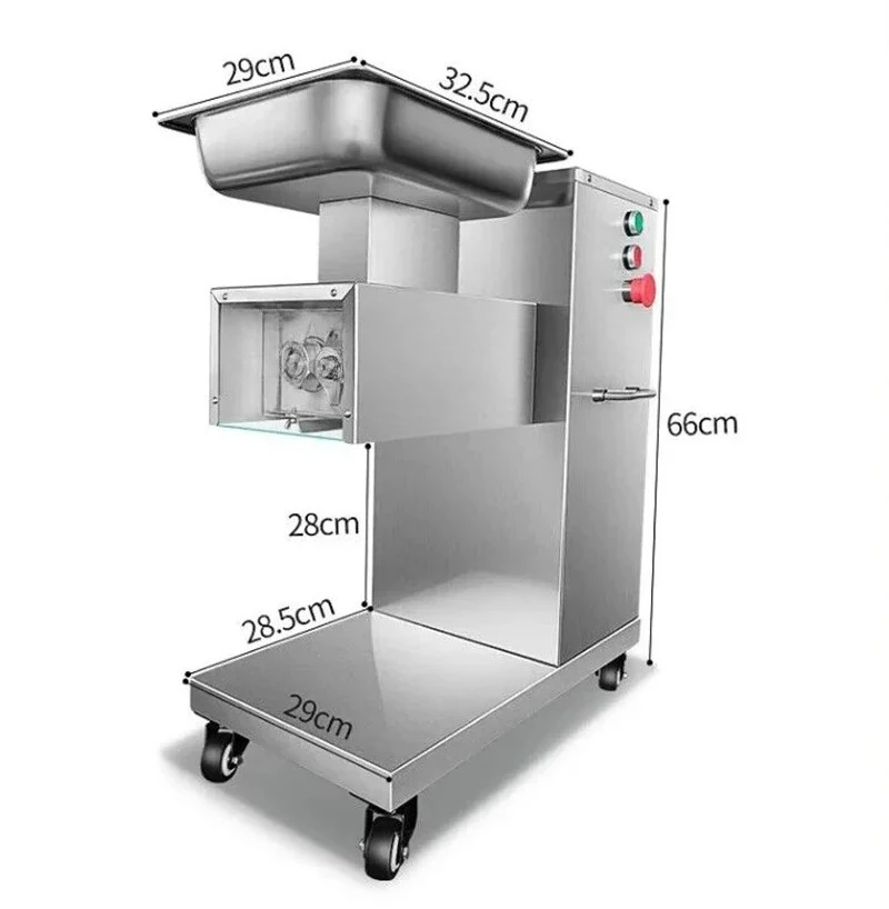 Electric Table Type Automatic Commercial Meat Slicer Cutter Shredded Meat Cutting Machine