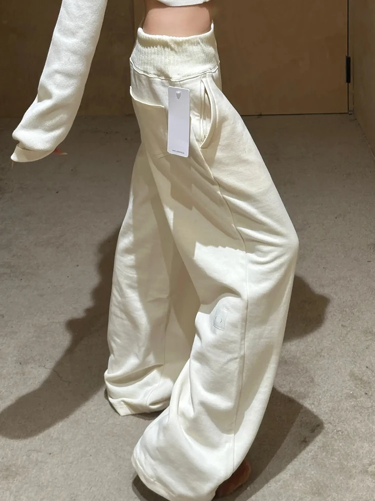 

Зимние женские брюки MOSA25: новые, с эластичным поясом, на флисовой подкладке, прямого кроя, повседневные, спортивные, с высокой талией, из хлопка и полиэстера.