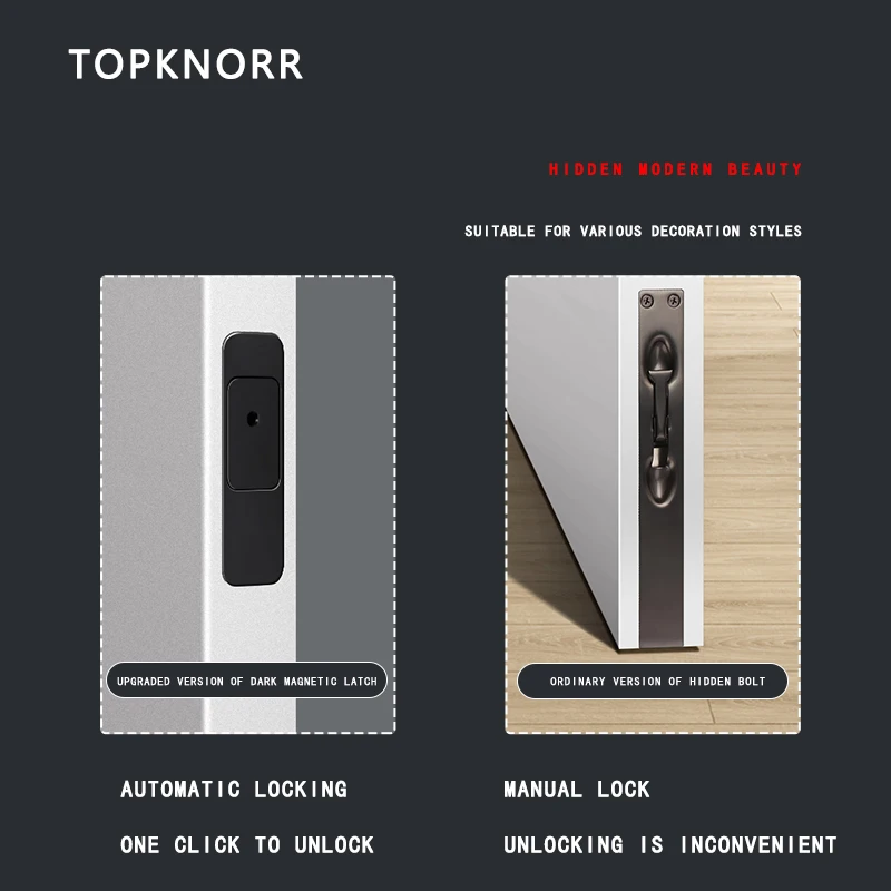 Chiusura nascosta magnetica invisibile Porta in legno Porta antifurto Porta nascosta Chiusura nascosta Porta doppia Porta madre Chiusura porta silenziosa