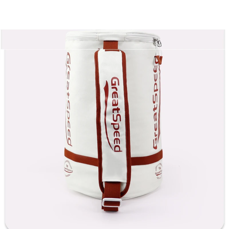 100pcs Tennis Balls Bucket Bag Large Capacity Insulation Layer Tennis Bucket Bag Portable Court Tenis Ball Tube Bag Shoulder Bag