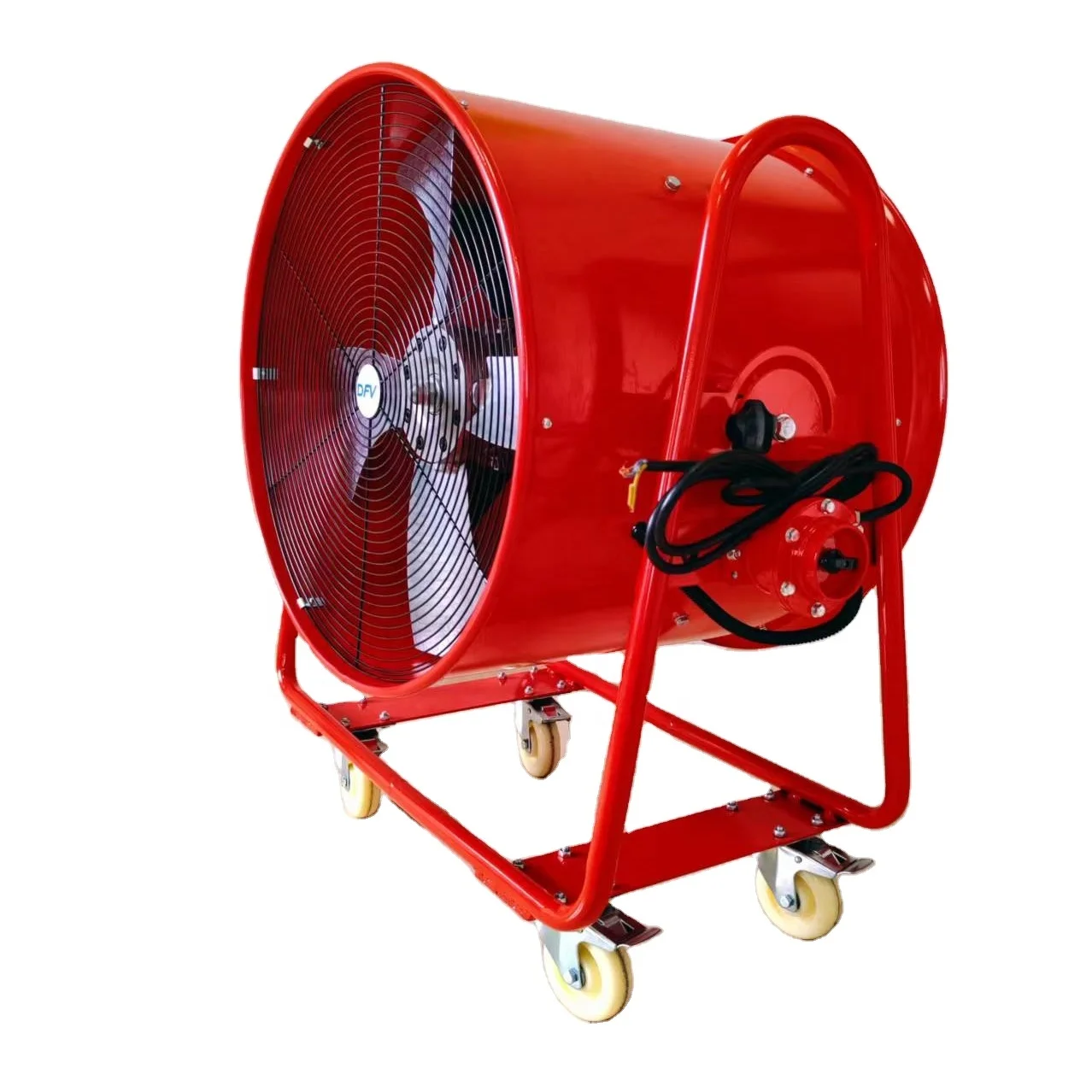 

Portable Electric Industrial Explosion-Proof Fan 220V 380V AC 24-36 Inch With OEM Customization Medium Pressure