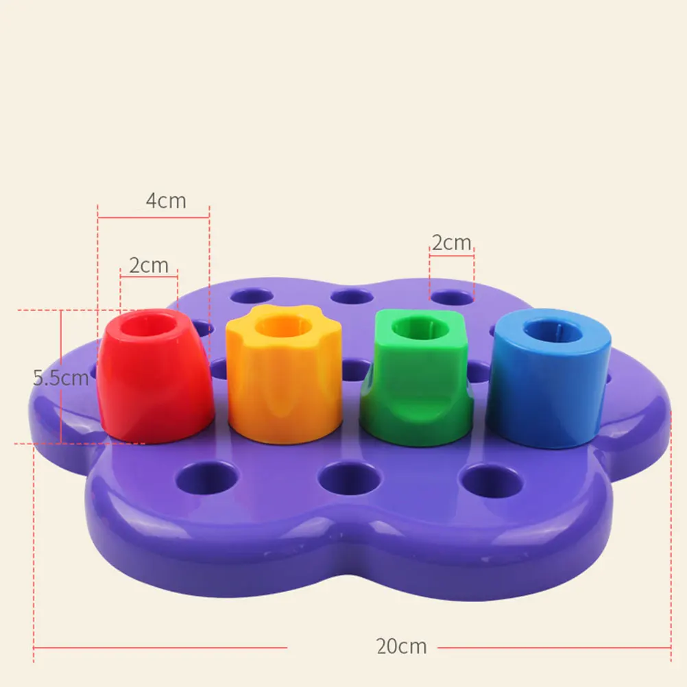 

Rainbow Stacking Geometry Shape Recognition Puzzle Building Shape Recognizing Blocks Toys Kids Educational Game