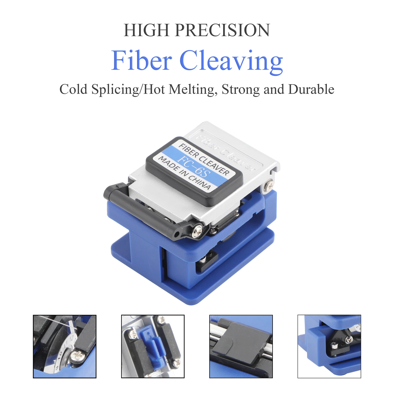 

1 * высокоточный нож для резки волокна FTTH подходит для волокна 0,25/0,9/3,0 мм для холодного сращивания оптического волокна/гарячего плавления