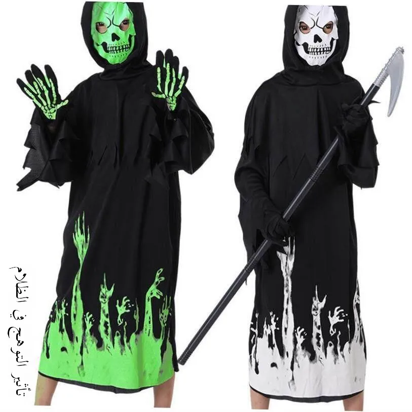 

Halloween Reaper Cosplay Costume Sickle Women's Traditional Ethnic Stage Performance Clothing Autumn Fashion 2019