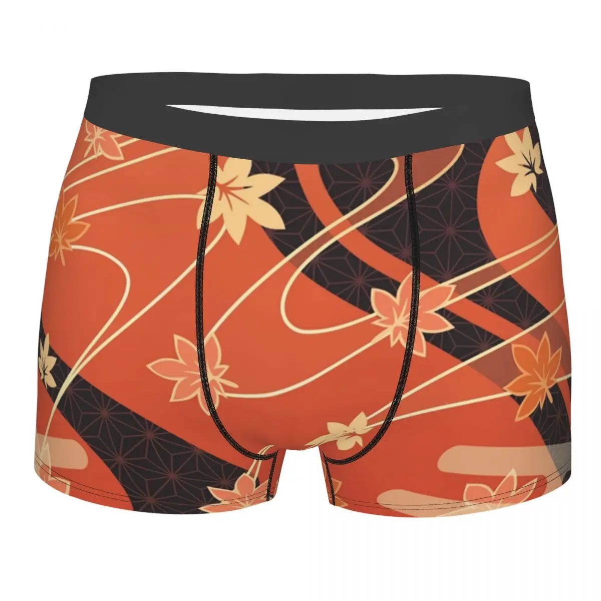 

Custom Genshin Impact Underwear Men Breathbale Kaedehara Kazuha Pattern Boxer Briefs
