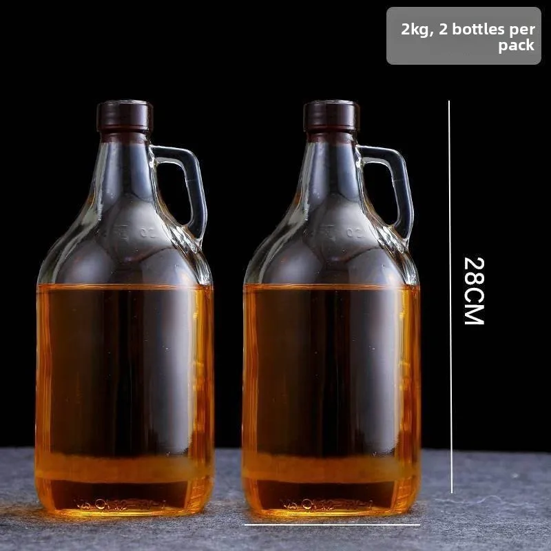 Sed-botella de vidrio para entrada de cocina, contenedor de almacenamiento de aceite, uso doméstico, aceite de sésamo, aceite de té, soporte para olla de uso especial