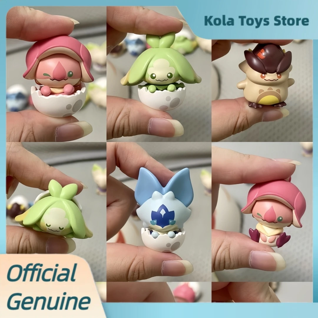 

Подлинная Genshin Impact Natlan Baby Saurian Series Мини-сумка для слепых Genshin Аниме Фигурка ПВХ Модель Игрушки Слепая коробка Мини-фигурка