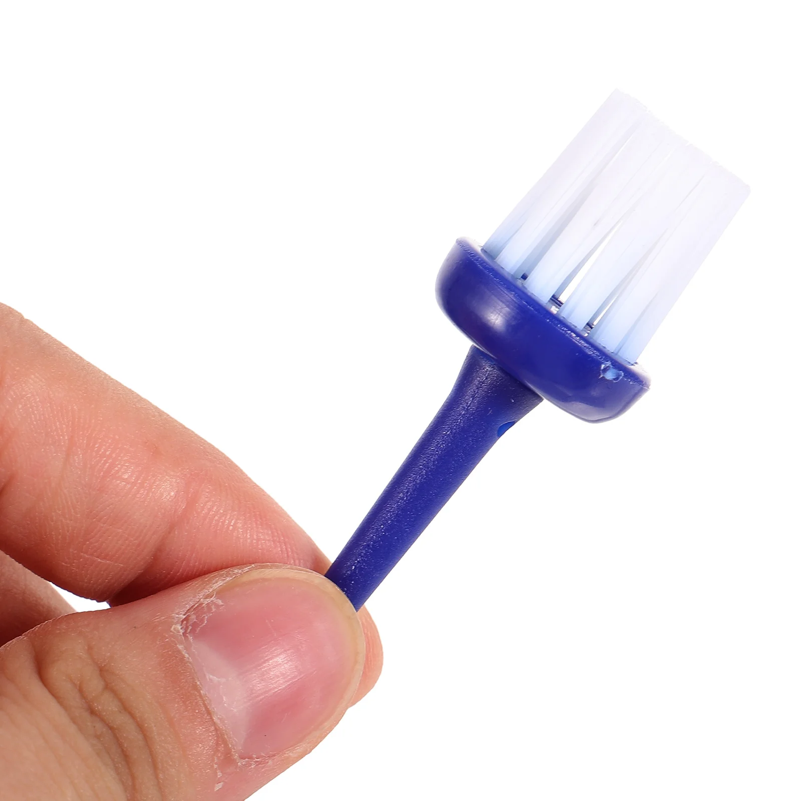 

5pcs Plastic Tees Multi-Functional Ball Brush Portable Bases Wear-Resistance Lightweight Practice Replaceable Golf Tee Storage