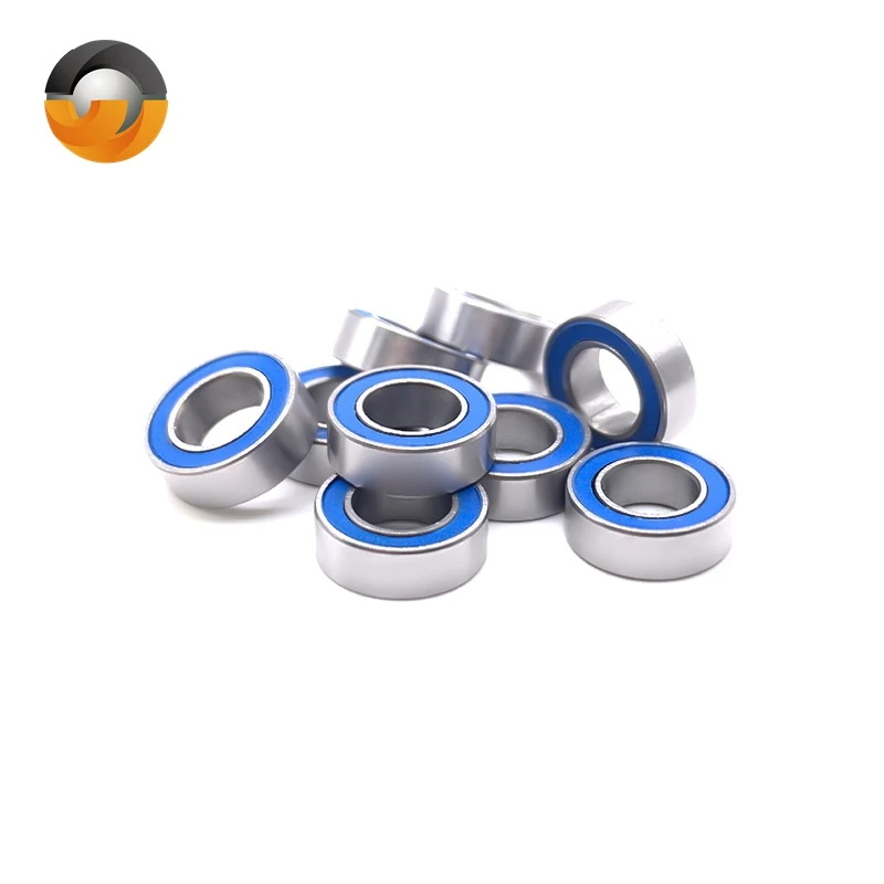 

10PCS MR95RS 5X9X3 mm ABEC-7 Bearing Steel Deep Groove Ball Bearings MR95-2RS Blue Sealed