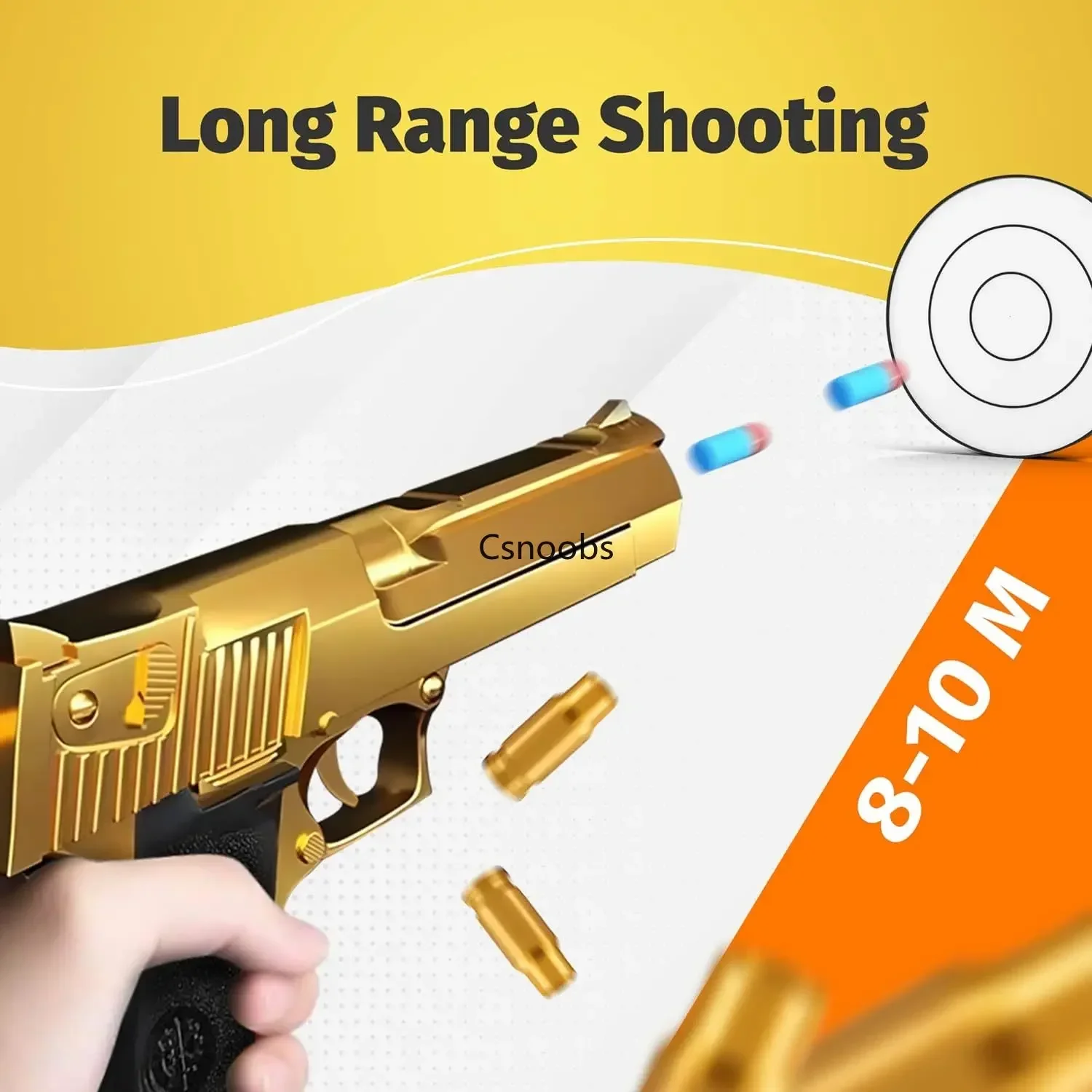 2025 Shell expulsión pistola de juguete juguete educativo bala suave Blaster para niños adultos pistola Airsoft niños regalo de cumpleaños