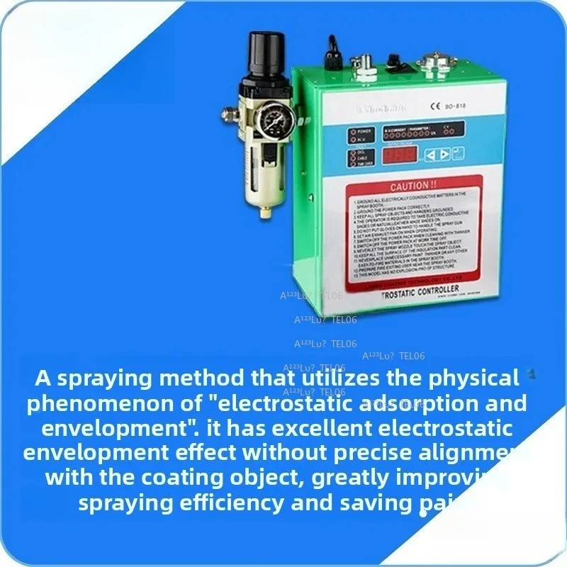 Waterborne Liquid Electrostatic Spray Gun Paint Coating Machine Small Lab Bicycle Sprayer