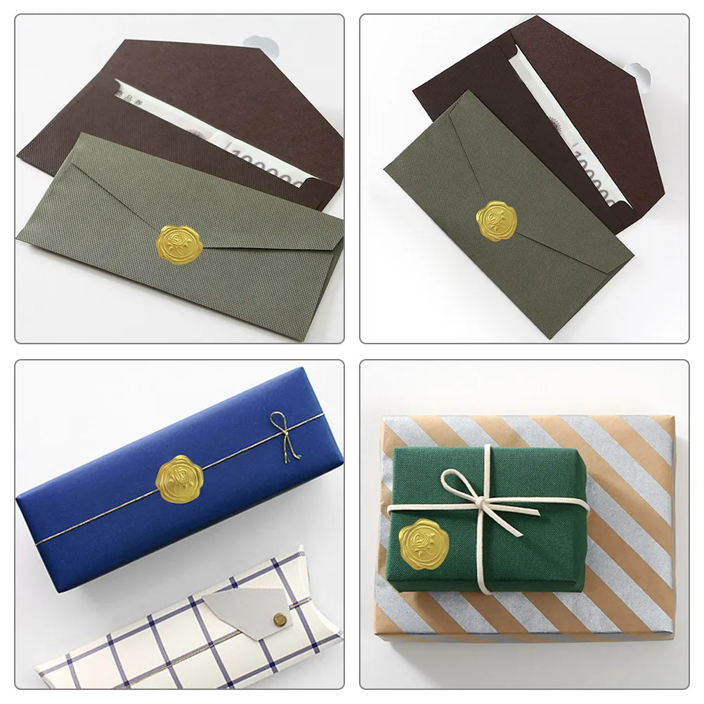 20Sheets Strong Adhesion Sealing Stickers Easy Tear Off No Residue Multi Function Gift Box Stickers for Baking Packaging Party