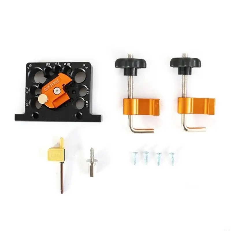 U0DF Professional Dowel Maker Jig Plate for Precise Creating Rod Crafting