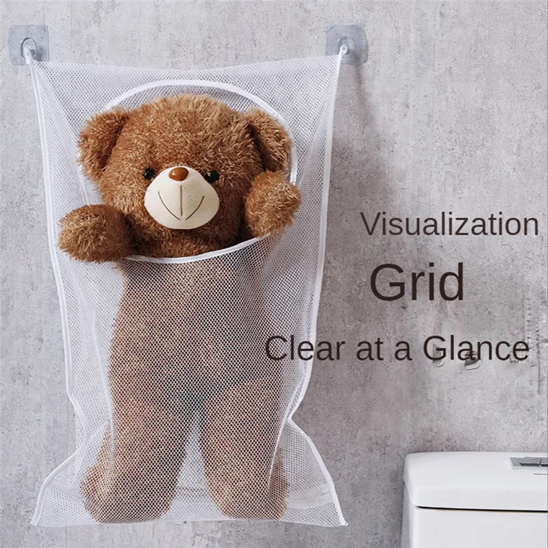 

B61A-4Packs Door Hanging Laundry Hamper Bag With Zipper And Wide Open Top,Used In Laundry Room Student Dormitory Travel