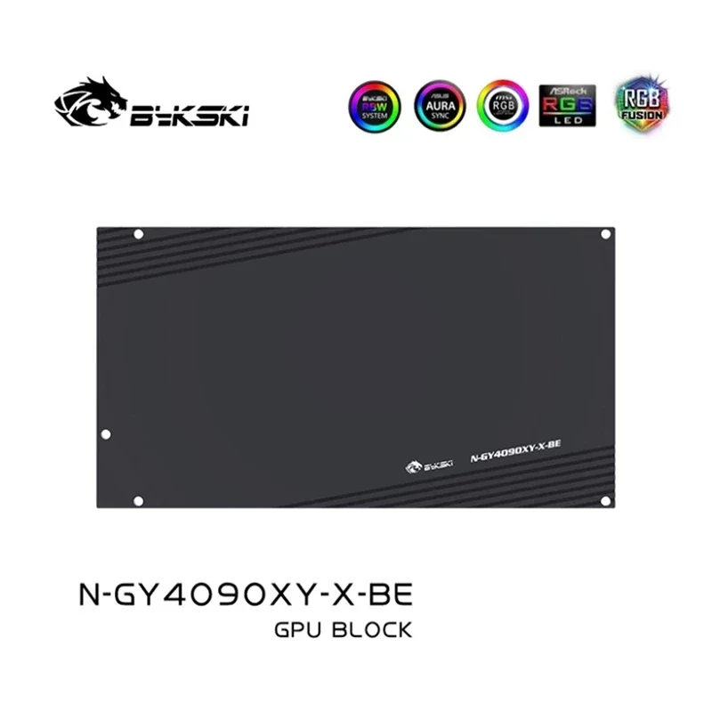 Водяной блок Bykski для графической карты GALAX GeForce RTX 4090 BOOMSTAR/медный охлаждающий радиатор RGB AURA/N-GY4090XY-X