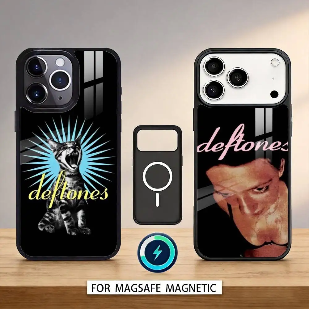 R-Rock Band D-Deftones Phone Case For iPhone 17,16,15,14,13,12,Pro,Max For Magsafe Magnetic Wireless Charging