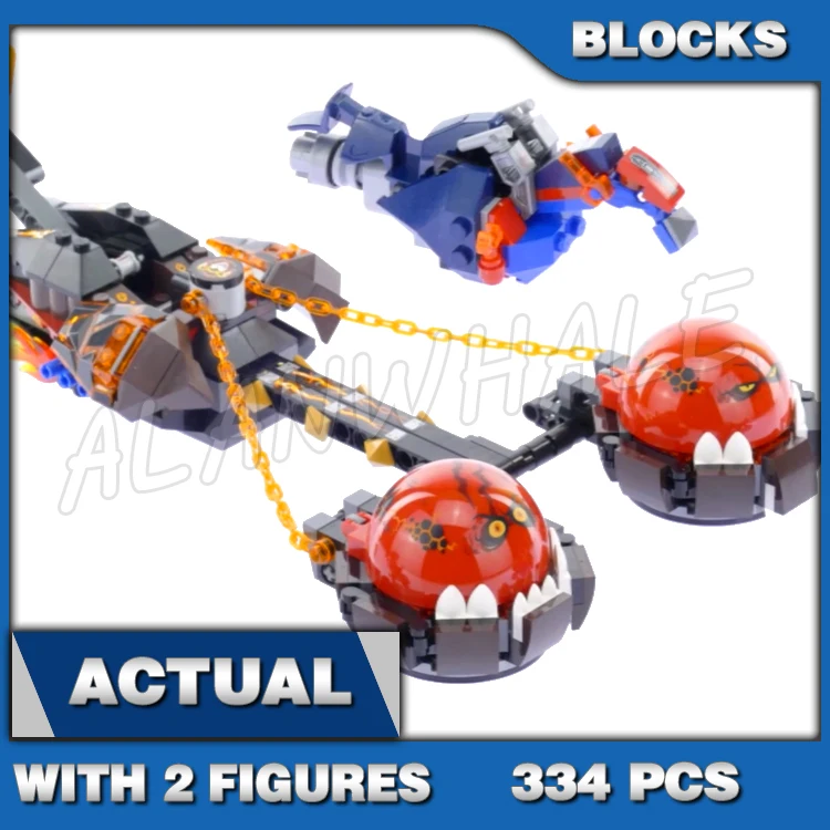 

334 шт. Nexoes Knights Beast Master's Chaos Колесница Hover Horse Shields 10517 Наборы строительных блоков, совместимые с моделью