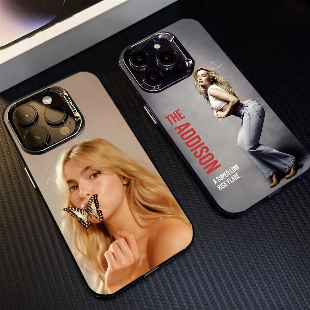

A-Addison Rae E-Easterling Phone Case For iPhone 16 17 15 14 12 13 Pro Max Black Color Shockproof Cover