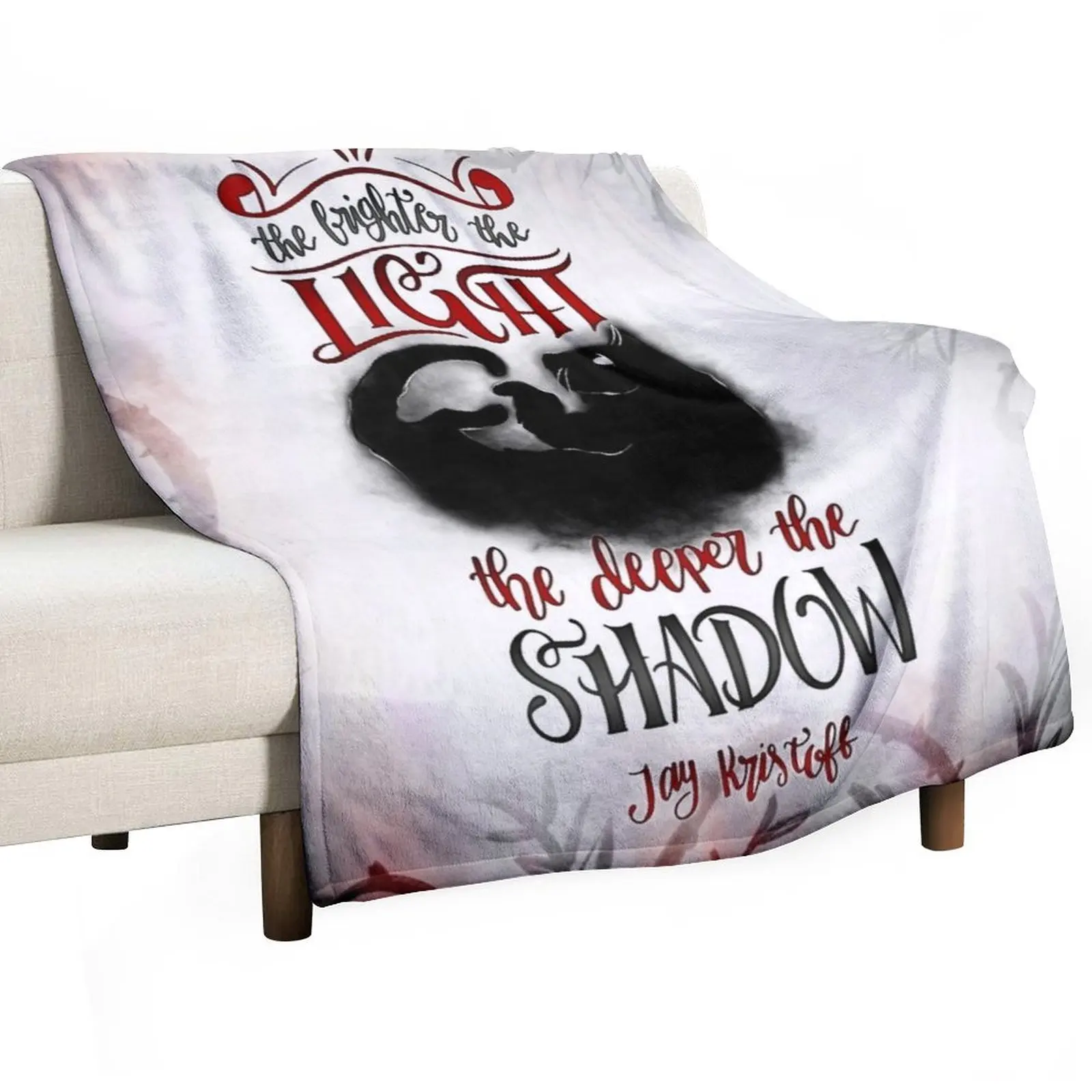 

THE BRIGHTER THE LIGHT Throw Blanket Beautifuls Flannel halloween Giant Sofa Blankets