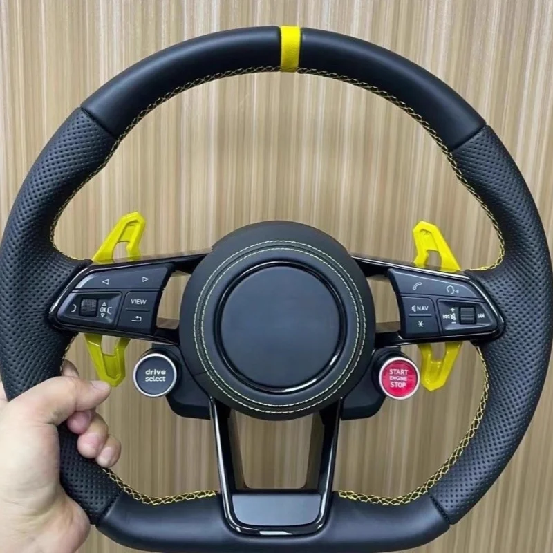 For Audi A3 8V A4 B9 A5 F5 Q5 FY Q7 4M A6 C8 Driving Select Mode TT 4 KEY RS R8 Engine Start Stop BLACK Switch Button Accessorie