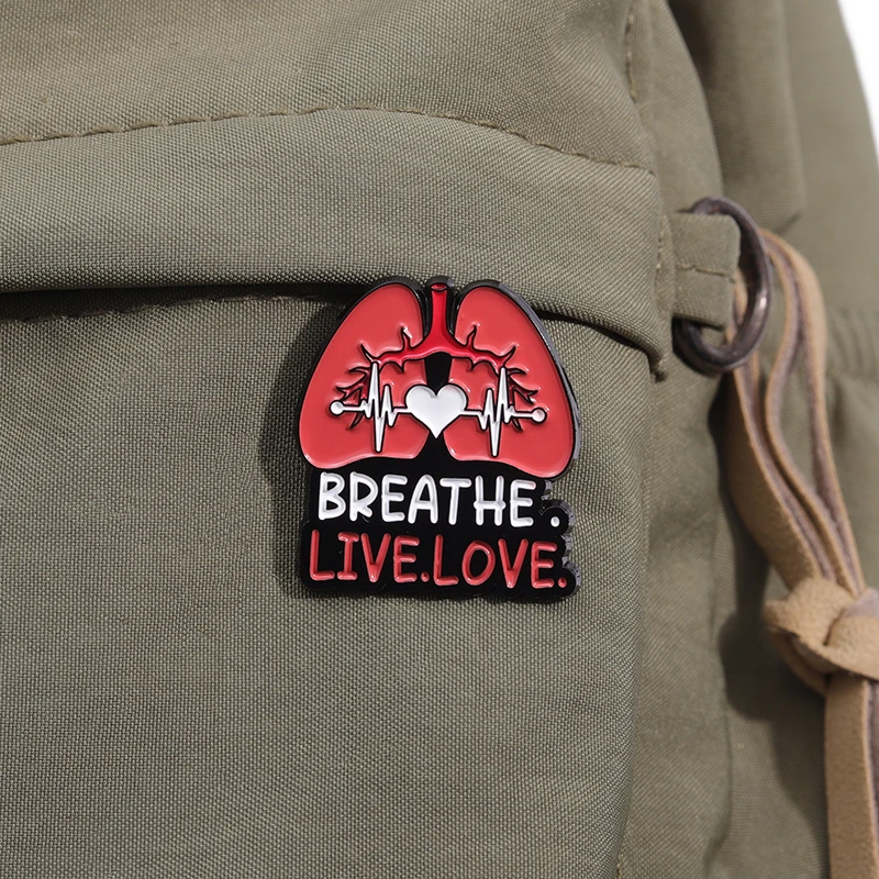 Kreative Gehirn Emaille Pins Cartoon Organ Lunge Herz Broschen Revers Abzeichen Zubehör Kleidung Pin Geschenk für Medizin studenten – Detail 4