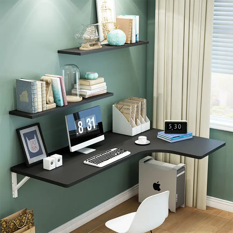 Mesa de comedor plegable montada en la pared, escritorio de ordenador con mesa de pared, escritorio de cuaderno, mesa de pared, silla, envío gratis