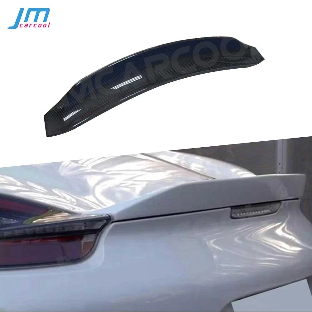 

Carbon Fiber Car Rear Spoiler for Porsche Boxster S GTS 981 GT4 2013-2016 Car Trunk Duck Spoiler Lid Wings Car Accessories