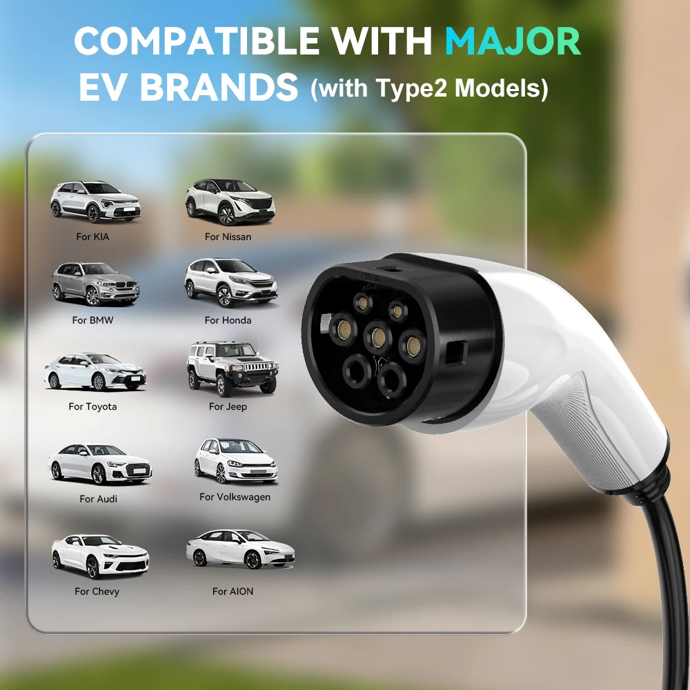 IPENGEN 3,5KW EV-Ladegerät Tragbar Typ2 16A 1-Phasig GB/T / Typ1 EVSE Ladebox für Elektrofahrzeuge mit Einstellbarem Strom – Detail 12
