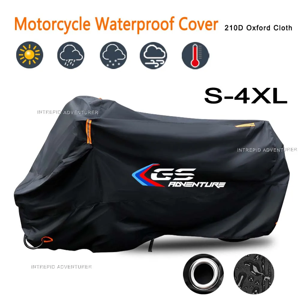 

Motorcycle Rain Cover Outdoor Waterproof UV Protector Covers For BMW R 1200 GS LC R1200GS ADV Adventure