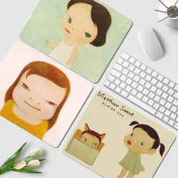 Japan Yoshimoto nara cartoon girl Lambskin Floor Mat Small Office Computer Desk Mat Table Keyboard Big Mouse Pad Laptop Cushion