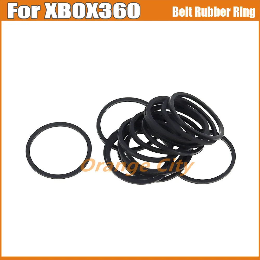 500PCS DVD Disk Drive Rubber Belts Rubber Ring Replacement for Microsoft Xbox 360 Stuck Disc Tray Accessories