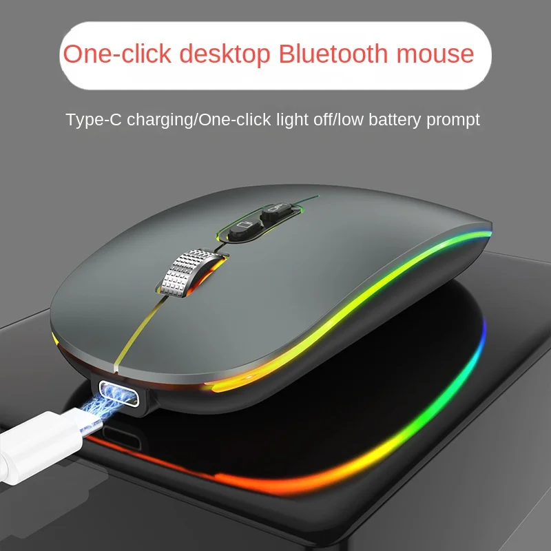 Xiaomi-Mouse ergonômico sem fio, Mini PC Mouse, Bluetooth Gaming Mouse, Acessórios para laptop, Adequado para uso em escritório